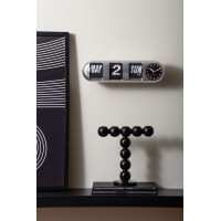 Nástenné hodiny Tube Flip Karlsson KA6032SI, 14cm